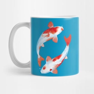 Asian Culture Japanese Koi Fish Japan Carp in the Pond Mug